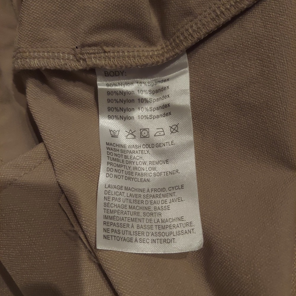 Willit Womens Khaki 4.5" Quick Dry Outdoor Casual Golf Shorts UPF50+ Size 12 - Picture 7 of 11